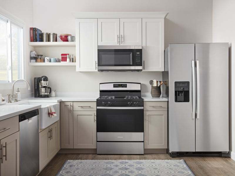 Kitchen with Amana® appliances