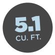 5.1 CU. FT.
