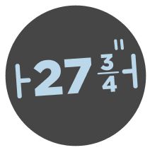27 3/4" Closet-Depth Fit