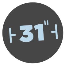31" Closet-Depth Fit