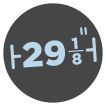 29 1/8"