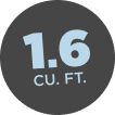1.6 CU. FT.