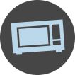 Countertop microwave