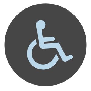 Person using a wheelchar