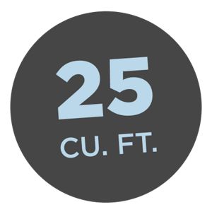 25 CU. FT.
