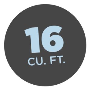 16.6 CU. FT.