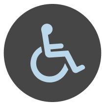 Person in a wheelchair