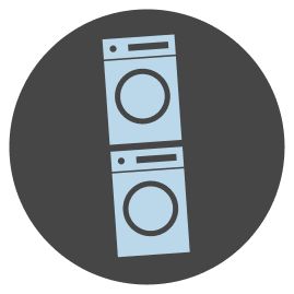 Stacked Washer and Dryer