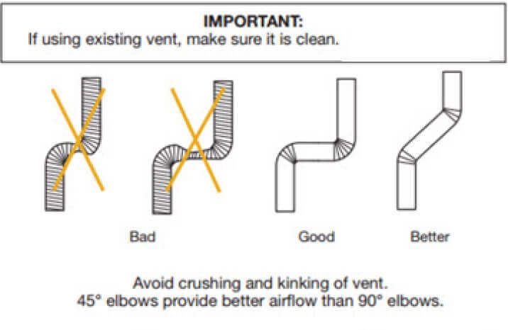 Vent clean illustration Vent clean illustration